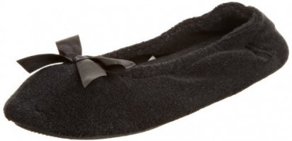 Isotoner Terry Ballerina - Black