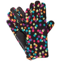 Stretch Fleece Smartouch Gloves With Microluxe Spill - Camel