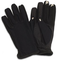 Isotoner Smartdi Fleece Glove W/Smartouch Technology - Black