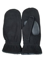 Isotoner Smartdri Fleece Mitten W /Smartouch Technology - Black