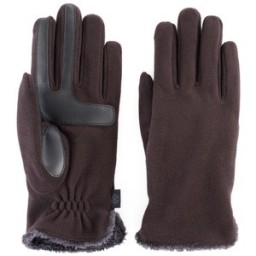 Isotoner Smartdri Super Soft Nylon Fleece Pieced Glove - Mineral