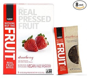 Nothing But the Fruit Real Fruit Bites, Gluten Free, Vegan Snacks - Strawberry