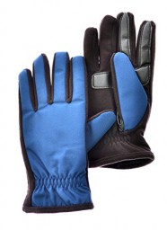Isotoner Tech Stretch Smartouch Gloves With Thermaflex - Navy