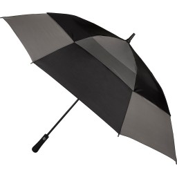 Totes Mulligan Auto Golf Vented Canopy- Black/Charcoal
