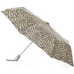 Totes Automatic Umbrella - Leopard Spot