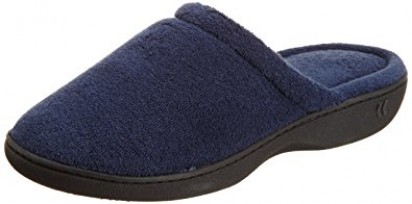 Isotoner Terry Secret Sole Clog - Navy