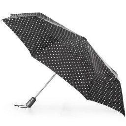 Totes Titan Large Auto Open Close Umbrella - Swiss Dot