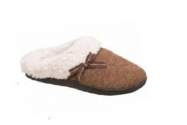 Isotoner Heathered Knit Milly Hoodback - Dark Chocolate