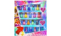 Townley Girl Disney Princesses Super Sparkly Peel-Off Nail Polish Deluxe Present Set for Girls, 18 Colors
