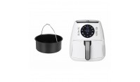 Kalorik White Digital AirFryer with bonus cake baking pan