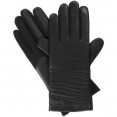 Isotoner Smartouch® Stretch Faux Leather W/Spl Quilting Detail (Flc) - Black