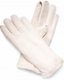 Isotoner Smartdri Fleece Mitten W /Smartouch Technology - Ivory