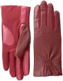 Isotoner Smartouch® Stretch Leather Glove W/Side Zipper - Really Red