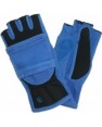 Isotoner Hybrid Convertible Flip Top Gloves - Blue Spark