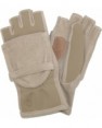 Isotoner Hybrid Convertible Flip Top Gloves - Camel