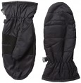 Isotoner Quilted Nylon Mitten With Warm Touch - Black