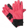 Isotoner Packable Cuff Smartouch Gloves W/Quilting (Sleekheat) - Rouge Red