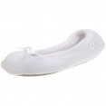 Terry Ballerina - White w/stripe