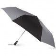 Totes Duet Golf-Sized Auto Open Close Umbrella - Black/Charcoal