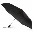 Totes Duet Golf-Sized Auto Open Close Umbrella - Black