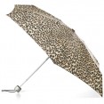 Totes Mini Manual Umbrella - Leopard Spot