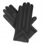 Isotoner Spandex Gloves W/Suede Palm Strips - Black