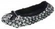 Isotoner Sequin Multi Knit janel Ballerina - Black