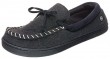 Isotoner Stretch Faux Boiled Wool Boater Moc - Dark Charcoal Heather