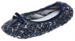 Isotoner Sequin Multi Knit janel Ballerina - Steel Blue