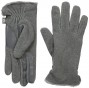 Isotoner Stretch Fleece Smartouch Gloves With Microluxe Spill - Oxford Heather