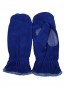 Isotoner Smartdri Fleece Mitten W /Smartouch Technology - Bright Navy