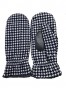 Isotoner Smartdri Fleece Mitten W /Smartouch Technology - Houndstooth