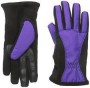 Isotoner Tech Stretch Smartouch Gloves With Thermaflex - Concord Grape