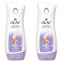 OLAY In Shower Lotion Daily Hydration Almond Milk 15.2 oz ( Pack of 2)