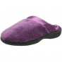 Isotoner Microterry Pillowstep Satin Clog - Ultra Violet