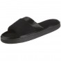 Isotoner Microterry Satin Trimmed Slide - Black
