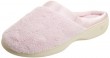 Isotoner Microterry Pillowstep Satin Clog - Peony