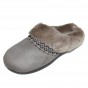 Isotoner Microsuede Nola Hoodback - Smoky Taupe