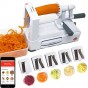 Mealthy Spiralizer, Small, White, Grey