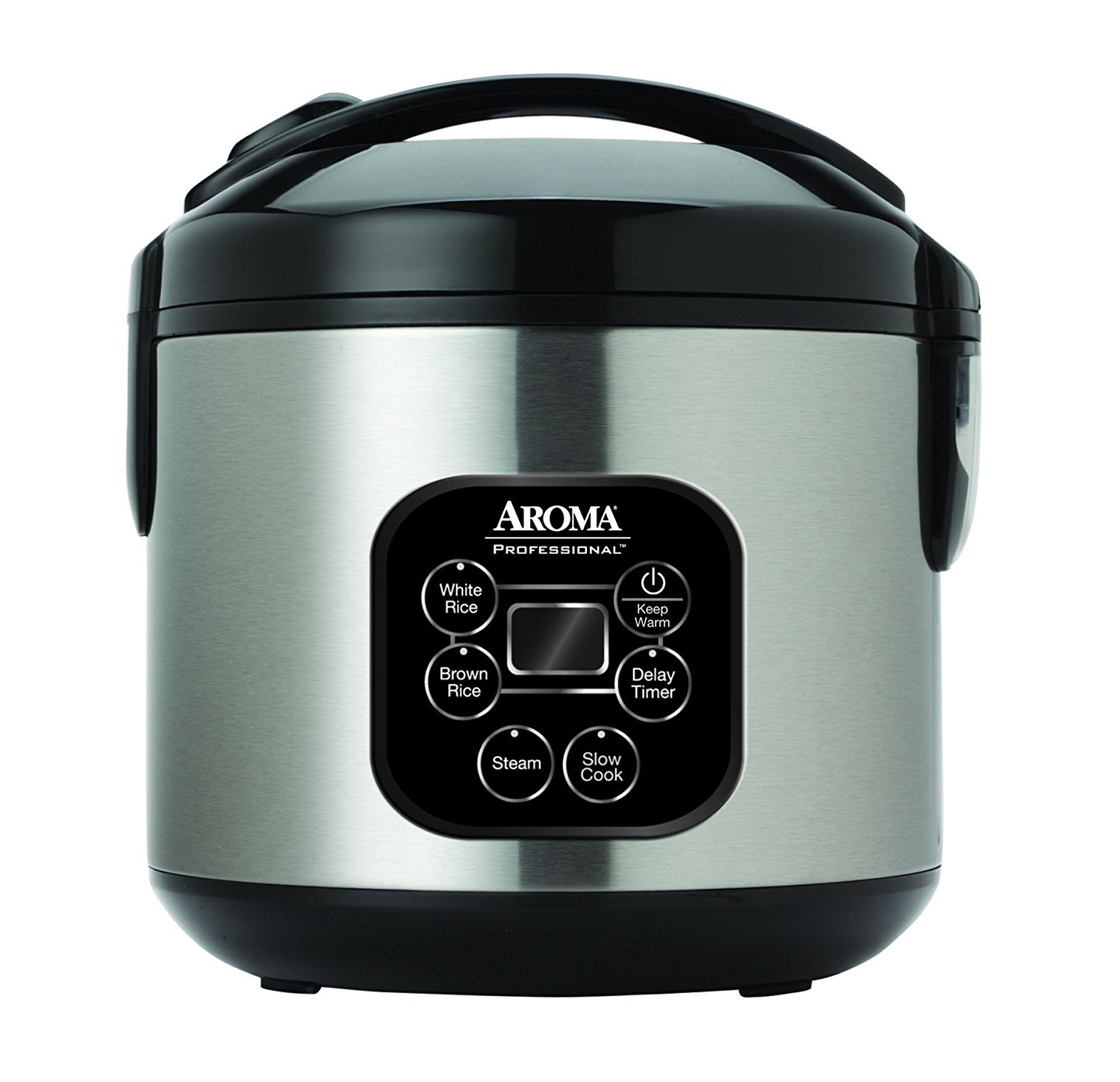 Aroma Professional Cool Touch 8-cup Stainless Steel Rice Cooker